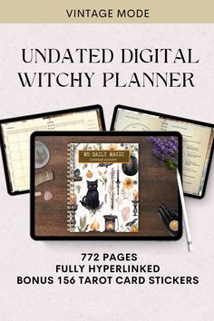 the ultimate guide to creating and using vintage styled witch planner pages