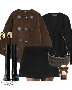 Winter Outfits Fancy, Cold Outfit, Autumn Fits, Outfit Inspo Casual, Classy Work Outfits, Winter Fashion Outfits, Polyvore Outfits