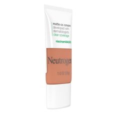 Get a flawless looking complexion with Neutrogena Clear Coverage Flawless Matte CC Cream. Available in 34 natural-looking shades, this color correcting cream makeup from a dermatologist recommended brand provides full, matte coverage, designed to mask imperfections and even skin tone. The mattifying foundation was developed with dermatologists for acne prone skin and is formulated with niacinamide (b3) and is hypoallergenic, free of oil, fragrance, parabens, and phthalates. This breathable formu Skin Tone Hair Color, Color Correcting Cream, Medium Hair Color, Combo Skin, Color Correcting, Cream Makeup, Skin Imperfection, Dermatologist Recommended, Cc Cream