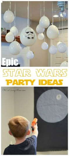 the star wars party ideas for kids are easy to make and great for birthdays