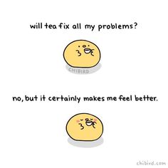 two cartoon faces with text that says, will i fix all my problems?