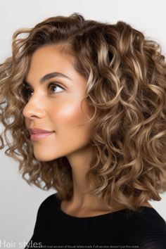 No More Meh: Medium Hairstyles That Make a Statement Natural Curly Medium Length Hair, Medium Fine Curly Haircuts, Curly Hair 40 Year Old, Natural Curly Long Bob, Mid Length Curly Bob, Curly Hairstyles For 60 Year Old Women, Long Bob Haircuts Curly Hair, Curly Hairstyles For Women In 40s, Haircut Ideas For Curly Hair Natural Curls Medium Lengths