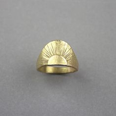 Sunburst Ring, Black Gold Jewelry, Golden Ring, Jewelry Maker, The Golden, Gold Ring