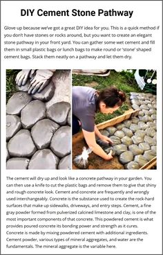 an article about how to build a stone pathway