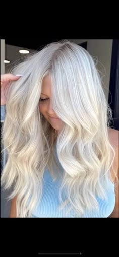 Balayage Hair Ash Blonde, Blonde Highlights Platinum, Highlights Platinum Blonde, Highlights Platinum, Cool Blonde Highlights, Hair Ash Blonde, Cute Blonde Hair, Balayage Hair Ash, Blonde Balayage Hair