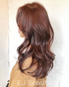 Chestnut Brown Hair Asian, Asian Auburn Hair, Orangish Brown Hair, Dark Strawberry Brown Hair, Light Mahogany Hair Color, Cooper Brown Hair Color, Brown Hair Chestnut, Cooper Hair Color, Maple Brown Hair