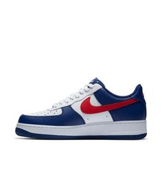 Nike Casual Team-colored Sneakers, Sporty Nike Team-colored Sneakers, Nike Casual Custom Sneakers For Sports Events, Casual Nike Custom Sneakers, Nike Red Throwback Basketball Shoes, Nike Air Force 1 Low-top For Sports Events, Casual White Nike Air Force 1 For Sports, Throwback Red Nike Basketball Shoes, Nike Red Throwback Sneakers