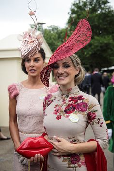 Racegoers arrive on day 3 of Royal Ascot at Ascot Racecourse on June 22, 2017 in Ascot, England. The five-day Royal Ascot meeting is one of the highlights of the horse racing calendar and has been held at the famous Berkshire course since 1711. Race Wear, Royal Ascot Hats