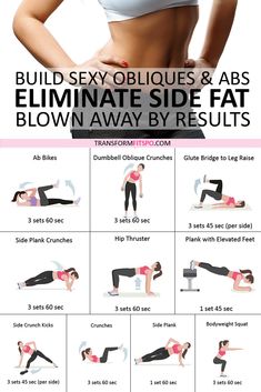 #sidefat #homeexercises #womensworkouts #femalefitness #getslim  Looking for perfect exercises for your obliques? Then these are the ideal match for your daily routine!  These easy exercises can be done at home.  Do them daily for maximum results.  Don't forget to repin if they helped you! Workout Morning, Beginner Pilates, Side Fat, Beginner Workouts, Gym Antrenmanları, Pilates Video, Yoga Iyengar, Online Fitness, Ab Workout At Home