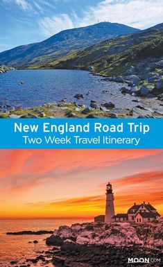 the new england road trip two week travel itinerary is available for pre - order