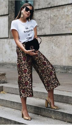 Street Style Fall Outfits, Looks Street Style, Print Pants, Statement Shirt, Fashion Weeks, Mode Inspo, Fall Street Style, Inspired Outfits, Fashion Week Street Style