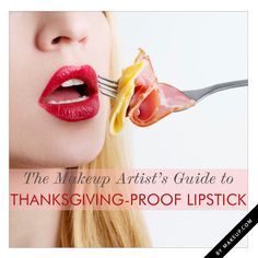 how to smudge-proof your lipstick // perfect for all that Thanksgiving eating and drinking! How To Smudge, Lipstick Tips, Smudge Proof Lipstick, Smokey Eye Easy, Female Hygiene, Makeup 101, Hair And Makeup Tips, Natural Lipstick