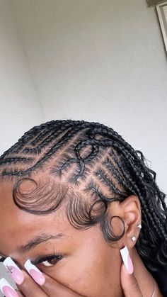 Hairstyles Female, Cotton Candy Hair, Braided Hairstyles For Black Women Cornrows, Candy Hair, Goddess Braids Hairstyles, Quick Natural Hair Styles, Braids Hairstyles Pictures