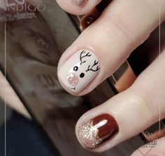 Nails Desing, Christmas Nail, Cool Nail Designs, Pretty Acrylic Nails, Creative Nails, Valentines Nails, Mini Tattoos