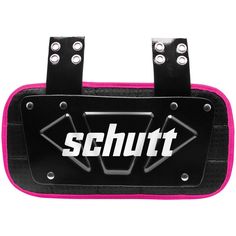 a black and pink case with the word shut in white letters on it's side