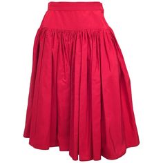 80s Valentino Night Red Ruffled Skirt. Built in tulle underskirt. Ruffle Tulle Skirt, Valentino Skirt, Red Tulle Skirt, Ruffled Skirts, Frilled Skirt, Flouncy Skirt, Rebecca Davis, Frilly Skirt, Tulle Underskirt