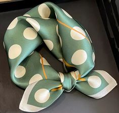 100% Silk 20" small square Scarf Women neckerchief Wrap Polka Dot green WY220
#ad Scarf Wrap Styles, Green Scarves, Head Scarf Tying, Silk Scarf Hair, Silk Neck Scarf, Silk Headscarf, Polka Dot Scarf, Scarf Style, Silk Hair