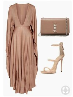 Elegant Creamy Dress Dress And Shoes, Fest Outfits, Afrikaanse Mode, Chique Outfits, فستان سهرة, Trending Fashion Outfits, Maxi Skirts, Women Clothes