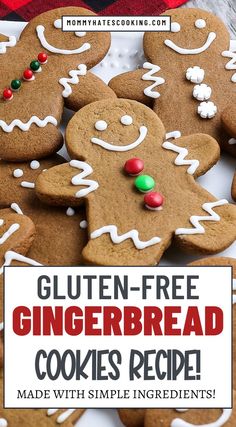 gluten free gingerbread cookies Gluten Free Gingerbread Men, Gingerbread Men Cookies, Gluten Free Holiday, Ginger Bread Cookies Recipe, Gluten Free Christmas