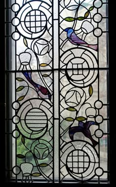 Stained Glass Birds, زجاج ملون, Glass Inspiration, Art Nouveau Design, Art Stained, Stained Glass Designs, Stained Glass Panels, Glass Work, Glass Mosaics