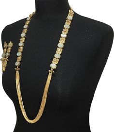 Mala jewellery set. Set includes- Earrings  Mala Necklace Elegant Long Kundan Necklace With Latkans, Elegant Mala With Latkans For Festivals, Elegant Jewelry Sets With Latkans For Eid, Gold Jewelry For Eid Reception, Elegant Gold Mala For Ceremonial Use, Elegant Gold Mala For Diwali, Elegant Gold Ceremonial Mala, Elegant Cutdana Mala For Wedding, Elegant Silver Mala For Festivals