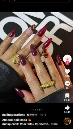 Almond Nail, Unique Nails, Nail Inspo, Nails, 10 Things, Quick Saves