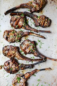 the steaks are ready to be cooked on the grill