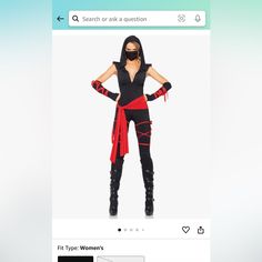 an image of a woman in a costume on the web page for women's fashion