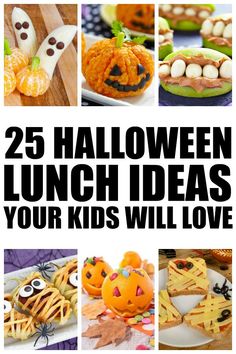 25 halloween lunch ideas your kids will love to eat and have fun at the same time