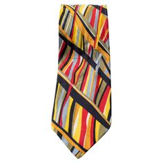 Tie Design, Cool Ties, Summer Evening, Chicago Bulls, Different Shapes, Warm Colors, White Shirt, Christian Dior, Random Stuff