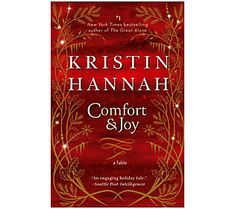 the book cover for comfort and joy by kristian hannhah, which is written in