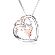 PRICES MAY VARY. DESIGN CONCEPT -- Ballet girl, Keep elegant always. Every girl has a dream, this dancing necklace will lead you the way to go. Always believe that you can, be confident, charming and full of energy. MATERIAL -- This ballerina dancing jewelry is made of Fine 925 Sterling Silver. Nickel-free, Lead-free, Cadmium-free and Hypoallergenic, good for your health. Comfortable to wear, especially for those with sensitive skin. SPECIFICATION -- Ballerina necklace for girls size 23.1*23.1mm Ballet Jewelry, Ballerina Necklace, Ballet Dancing, Dance Necklace, Girl Necklace, Ballerina Dancing, Dance Jewelry, Music Jewelry, Best Friend Necklaces