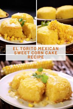 the mexican sweet corn cake is ready to be eaten