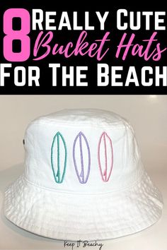 OMG. I saw my friend wearing this beach bucket hat and knew I needed to get one ASAP. I have not stopped wearing it since. I can make so many beach bucket hat outfits with it. Bucket Hat Pictures, Bucket Hat Outfits