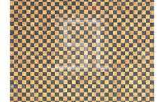 an old checkerboard pattern is shown in yellow and black