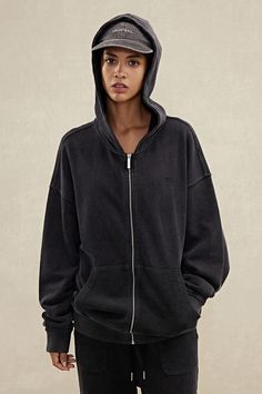 Stay comfortable and stylish in this YPL Full Zipper Hoodie. It includes a hood and a full zipper, perfect for cool weather, plus two large front pockets to carry small items. It also features YPL embroidery on the chest for an added touch of style. Black Zipper Hoodie In Athleisure Style, Black Zipper Closure Hoodie In Athleisure Style, Black Zipper Closure Athleisure Hoodie, Black Zipper Closure Urban Hoodie, Black Urban Hoodie With Zipper Closure, Athleisure Hooded Jacket With Zipper For Streetwear, Sporty Everyday Hooded Jacket With Adjustable Hood, Functional Zipper Closure Hooded Hoodie, Functional Zippered Hoodie