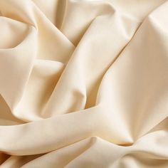 a close up view of a plain white fabric