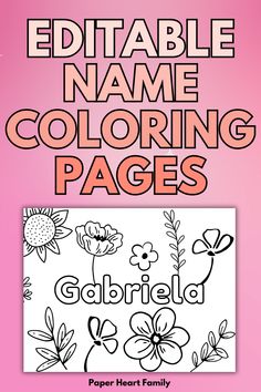 an adult coloring book with flowers and the title edible name, coloring pages for adults