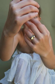 Hand carved in wax and cast in solid 14k gold. Flush set with a 2.5mm lab grown diamond. This ring is made just for you. Please allow 3-4 weeks for production. Please read our Fine Jewelry FAQ. MEASURES: 16mm x 6.75mm Chain Braid, Diamond Baguette, Ring Sizer, Baguette Diamond, Silver Diamonds, Ring Necklace, Sales Gifts, Lab Grown, Baguette