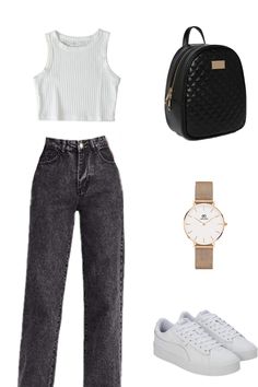 #collegeoutfits #cute #collegeoutfitideas #tanktop #cutebag #amazonfinds College Outfit Ideas, College Outfit, Cute Bag, Lookbook, Outfit Ideas, Tank Tops, Quick Saves