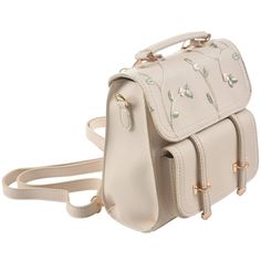 Embrace effortless style with our Floral Elegance Embroidered Leather School Backpack, a stunning addition from the Fashion Embroidery Collection. Perfectly blending functionality with sophistication, this backpack is designed to elevate your everyday ensemble. Crafted from premium leather, this backpack features delicate floral embroidery that adds a touch of femininity and charm. The intricate detailing showcases artisanal craftsmanship, making each piece a unique work of art. Ideal for both s Embroidered Shoulder Backpack For Daily Use, Embroidered Backpack For Daily Use, Embroidered Shoulder Backpack, Floral Embroidered Backpack For Daily Use, Floral Embroidery Backpack For Everyday Use, Floral Embroidered Satchel Shoulder Bag For Travel, Beige Travel Bag With Floral Embroidery, Travel Backpack With Floral Embroidery, Beige Embroidered Leather Bag