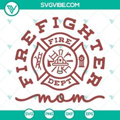 the fire department logo is shown in red and white with an arrow on it's center