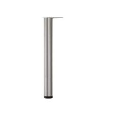 a stainless steel pole on a white background