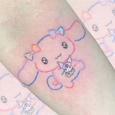 Hello Kitty Tattoo Ideas, Kitty Tattoo Ideas, Tattoo Planning, Neat Tattoos