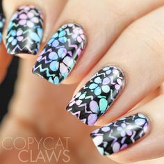 A blog about nail polish, nail stamping and nail art Chevron Nails, Sharpie Marker, Stamping Nail Art, Pretty Hands, Nails Desing, Nail Art Summer, Nail Art Inspiration, Summer Nail, Nail Stamping