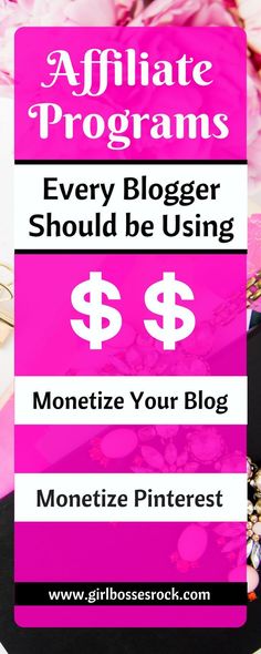 a pink sign that says, how to organize your blog and make money on pinterest