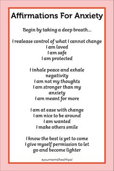 Affirmations For Anxiety How To Calm Down When Stressed, Calming Affirmations, Calming Quotes, Mental Health Activities, Mental Health Facts, Mental Health Therapy, Self Healing Quotes, Mental Health And Wellbeing, Emotional Wellbeing