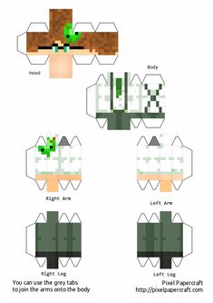 the paper crafting instructions for how to make an origami turtle from minecraft