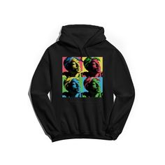 Tupac fans will love this PopArt portrait graphic hoodie. Tupac fans will love this PopArt portrait graphic hoodie. Hooded with drawstring Kangaroo pocket Long sleevesFABRIC & CARE Cotton Machine wash Imported Size: XXL. Color: Black. Gender: male. Age Group: adult. Material: Cotton Blend. Tupac Hoodie Outfit, Tupac Clothing, Tupac Shakur T Shirt Design, Tupac Hoodie, California Love Tupac Shirt, Tupac, Graphic Hoodies, Fabric Care, Hooded Sweatshirts