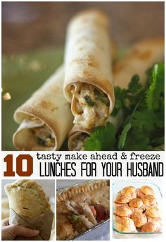 10 tasty make ahead and freeze lunches for your husband